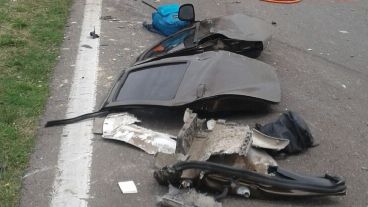 El hecho fue sobre el kilómetro 558, a la altura del paraje Tarragona.