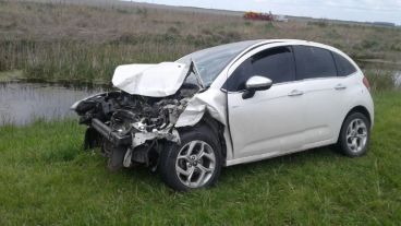 El hecho fue sobre el kilómetro 558, a la altura del paraje Tarragona.