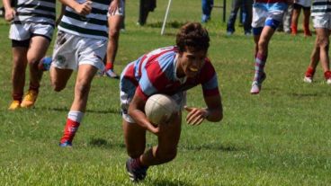 El capitán Matías Salvatierra en acción.