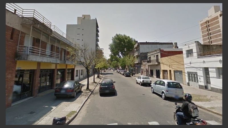Castellanos al 600, la cuadra donde ocurrió el ataque.