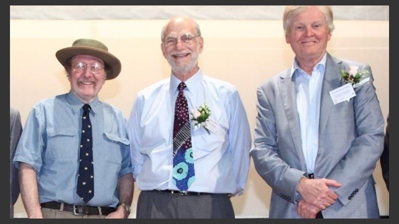 Los tres ganadores del Nobel de Medicina.