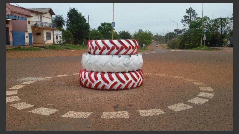 La rotonda de la polémica. 