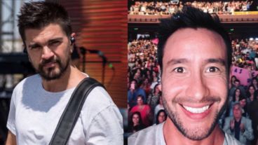 Juanes invitó a Luciano Pereyra a cantar con él en el Luna Park.