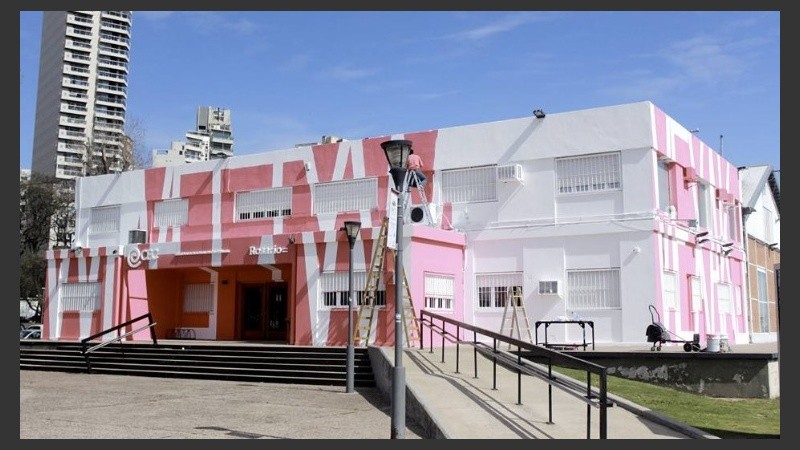 La fachada ya se ve así. 