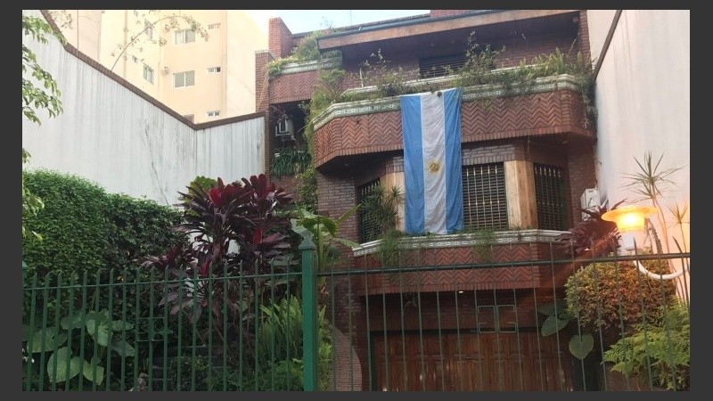 La casa de Chiqui Tapia en el barrio porteño de Flores.