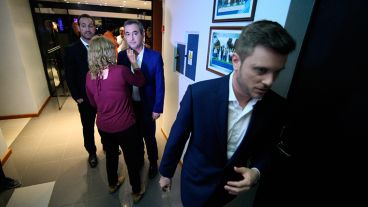 Los preparativos del debate de los candidatos a concejal.