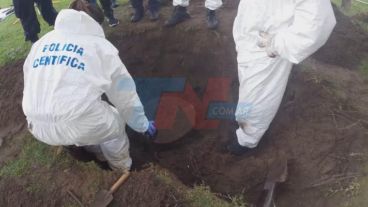 Los trabajos en la quinta del Pata Medina.
