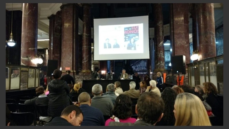 La presentación del libro en el ECU.