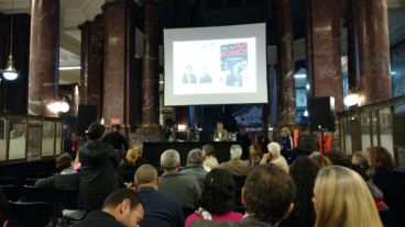 La presentación del libro en el ECU.