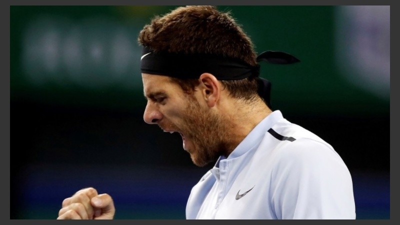 Delpo sigue en carrera en Shangai.
