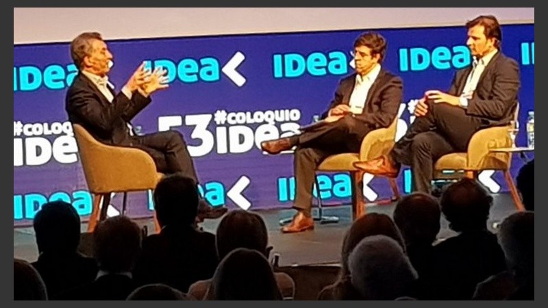 Macri estuvo este viernes en el foro empresarial de Mar del Plata.