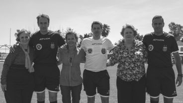 Las protagonistas fueron las madres de los árbitros de fútbol Federico Beligoy, Germán Delfino y Ariel Penel.