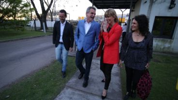 Los preparativos en las instalaciones de Televisión Litoral.