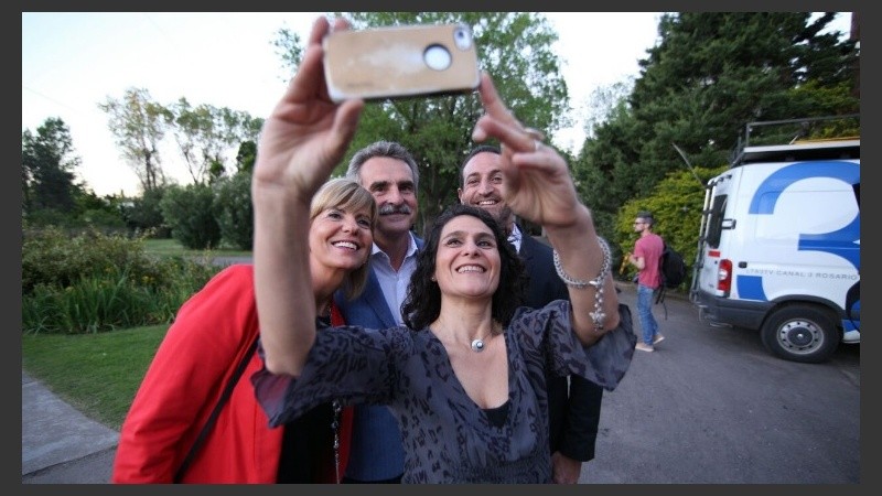 Los preparativos en las instalaciones de Televisión Litoral.