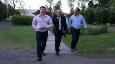 Los preparativos en las instalaciones de Televisión Litoral.