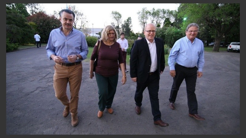 Los preparativos en las instalaciones de Televisión Litoral.