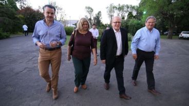 Los preparativos en las instalaciones de Televisión Litoral.