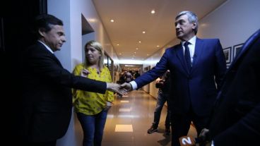 Los preparativos en las instalaciones de Televisión Litoral.