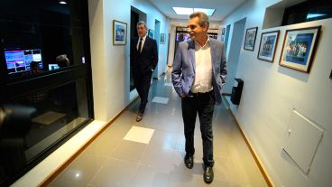 Los preparativos en las instalaciones de Televisión Litoral.