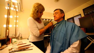 Los preparativos en las instalaciones de Televisión Litoral.