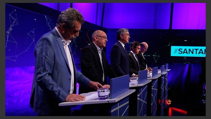 Rossi estuvo en la mira de los otros cuatro candidatos.