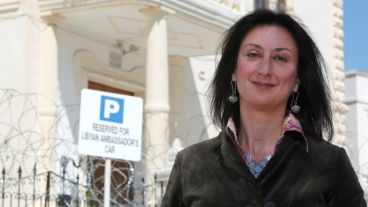 La periodista asesinada en Malta.