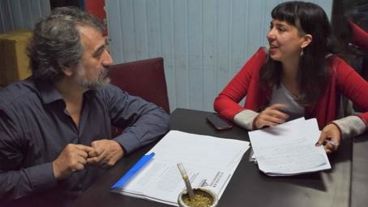 Majo Gerez junto a Nire Roldan.