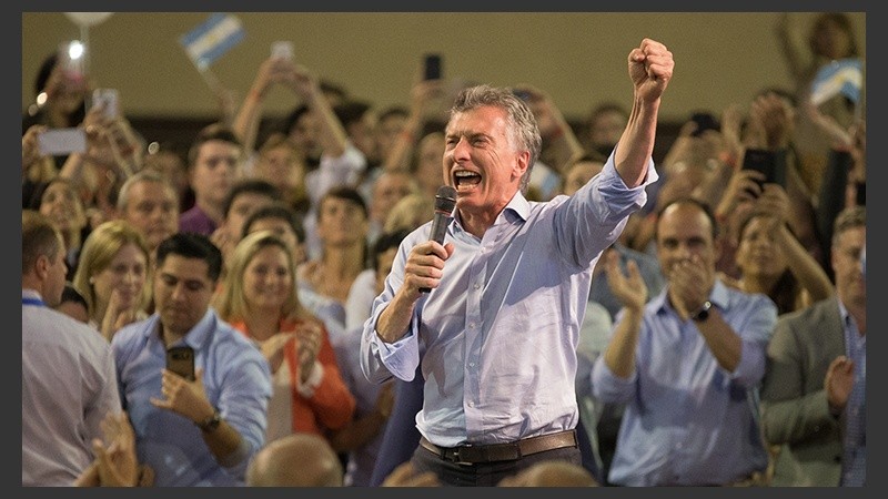 El jefe de Estado celebró la cantidad de votos que obtuvo Cambiemos en todo el país.