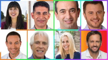 Los ocho cabezas de lista en el rubro concejales de Rosario.