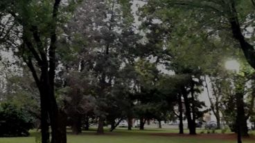 El cielo se oscureció anticipadamente por la tarde.