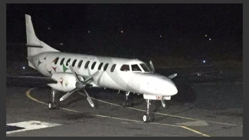 El avión lo aportó la Secretaría de Derechos Humanos.