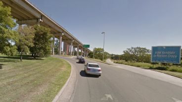 La rotonda bajo el puente, una zona caliente.