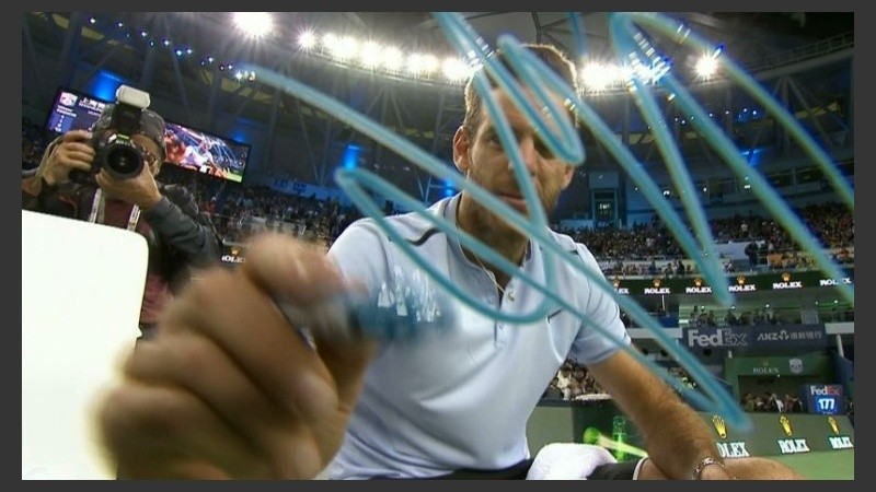 Del Potro firmó su triunfo ante Verdasco. 