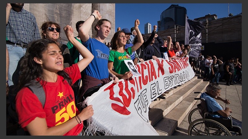 Distintas agrupaciones participaron de la movilización.