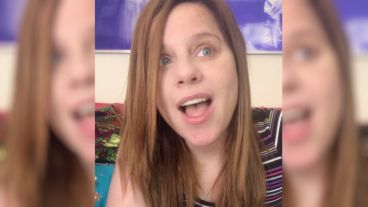 "40 semanas y el señorito en el spa de líquido amniótico”, se “quejaba” Agustina Kämpfer sobre la demora de Juan en nacer.