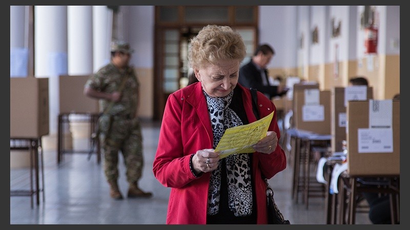Instantáneas de la jornada de votación.