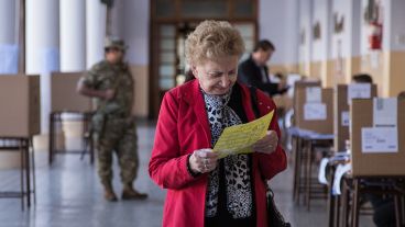 Instantáneas de la jornada de votación.