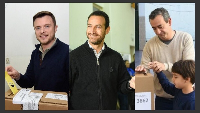 López Molina, Sukerman y Javkin; los tres primeros.