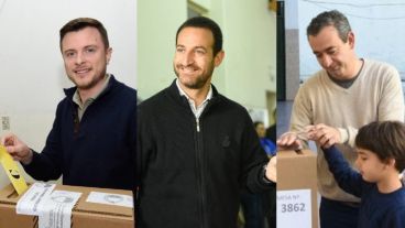 López Molina, Sukerman y Javkin; los tres primeros.