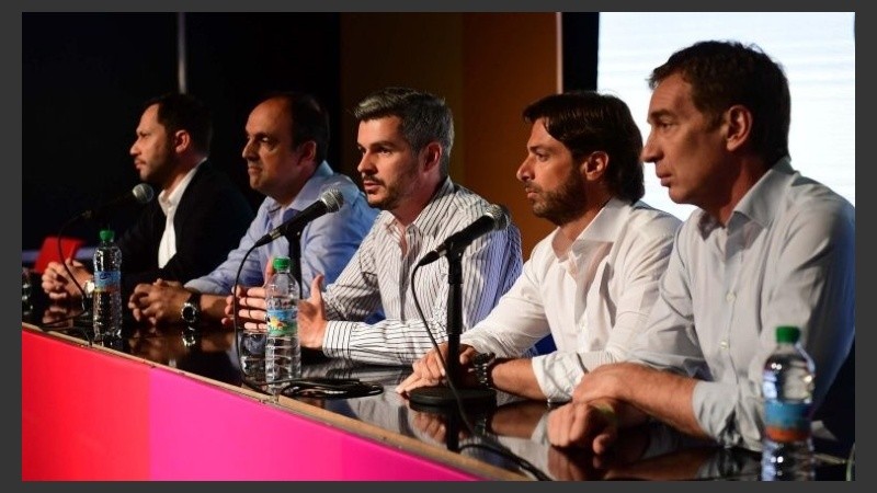 Peña encabezó la conferencia de prensa.