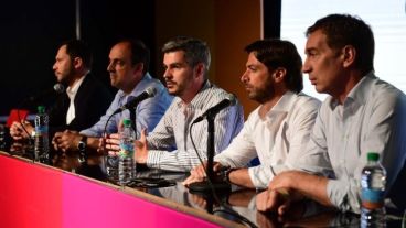 Peña encabezó la conferencia de prensa.