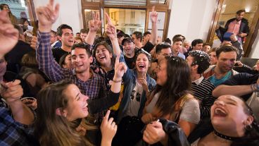 La esquina de Maipú y San Lorenzo fue una fiesta otra vez.