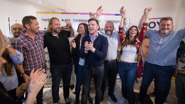 El festejo fue todo de Cambiemos en Rosario.