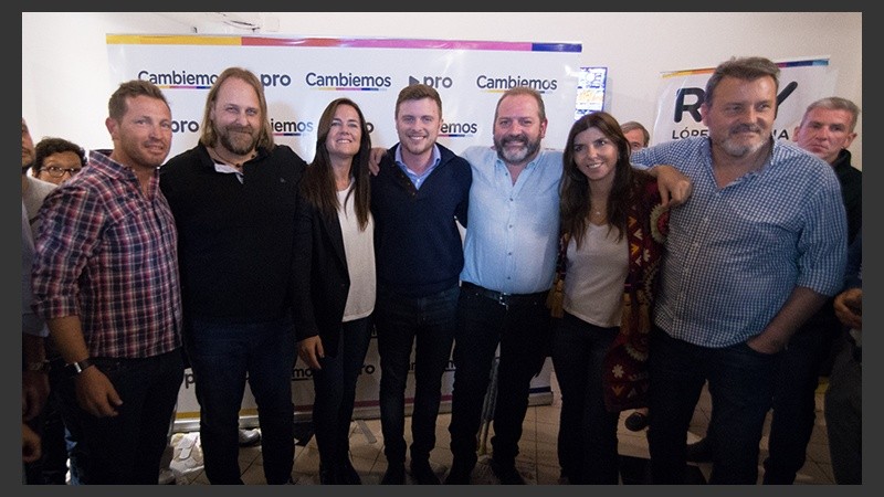 El festejo en el búnker del PRO.