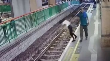 El momento del increíble episodio.