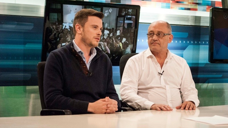 López Molina y Cantard estuvieron en De 12 a 14. 