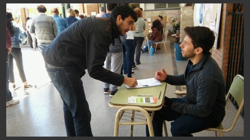 La campaña se realizó este domingo de elecciones.