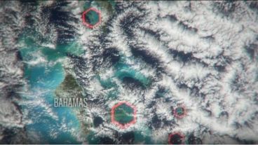La fotografía satelital de los espacios hexagonales.