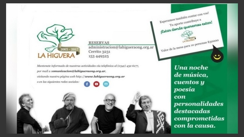 El evento será el miércoles 25 de octubre, a las 21, en el Complejo Metropolitano.