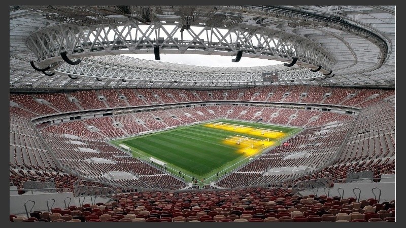 El imponente Gran Arena Sport Luzhniki será escenario de la final del Mundial.